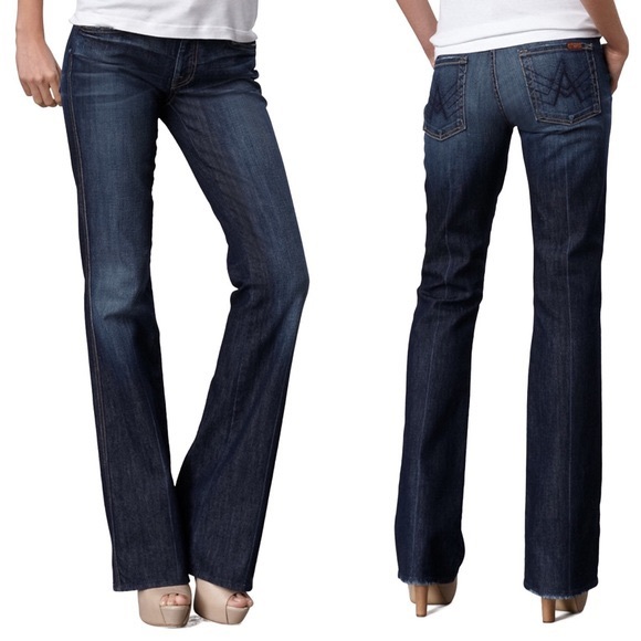 7 For All Mankind Denim - 7 FOR ALL MANKIND A Pocket low rise flare jeans